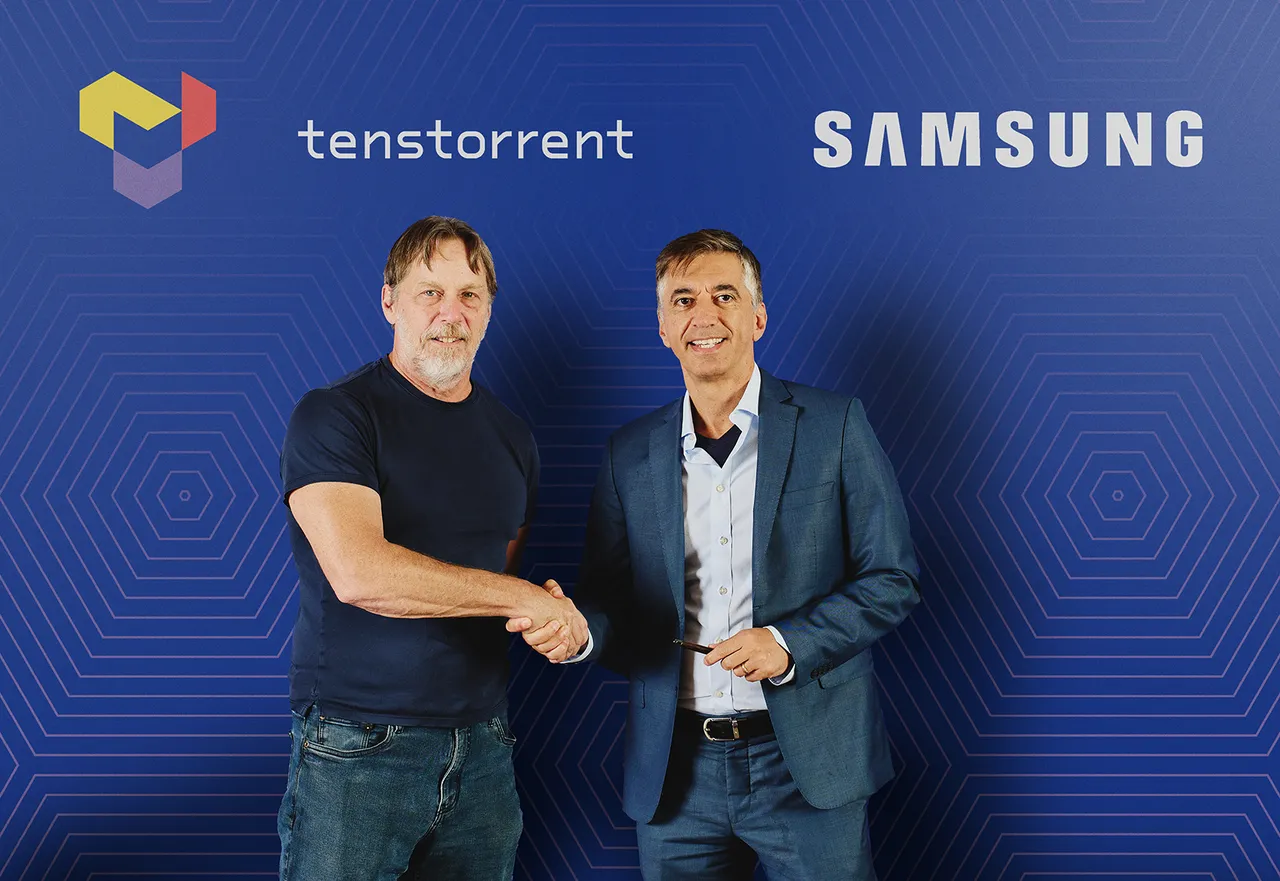 tenstorrent-samsung-handshake-2023
